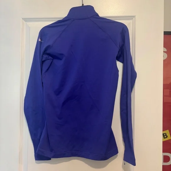Nike Pro NikeFit MicroFleece Quarter Zip Athletic Top - Picture 9 of 12